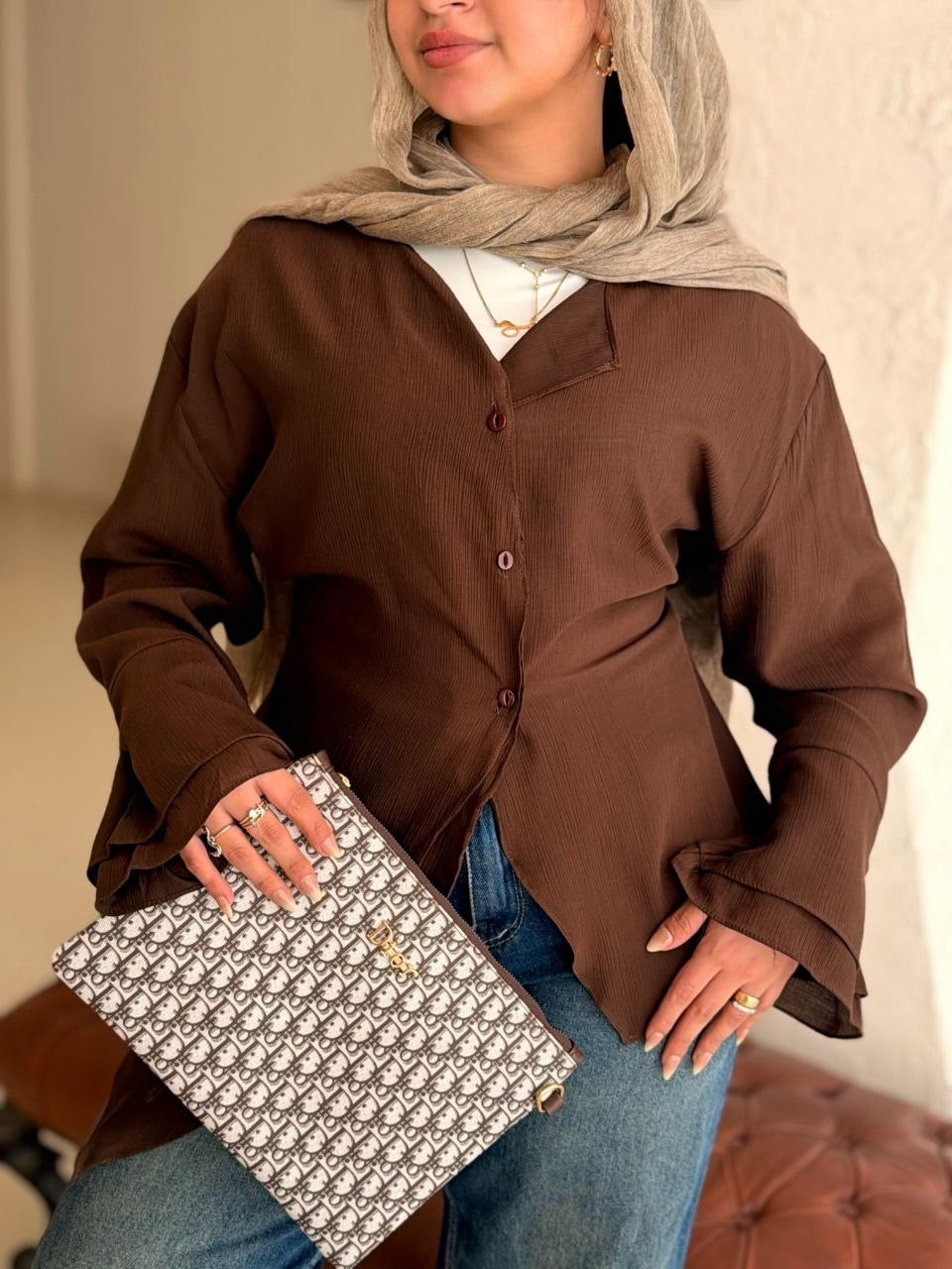 Galaxy Blouse button