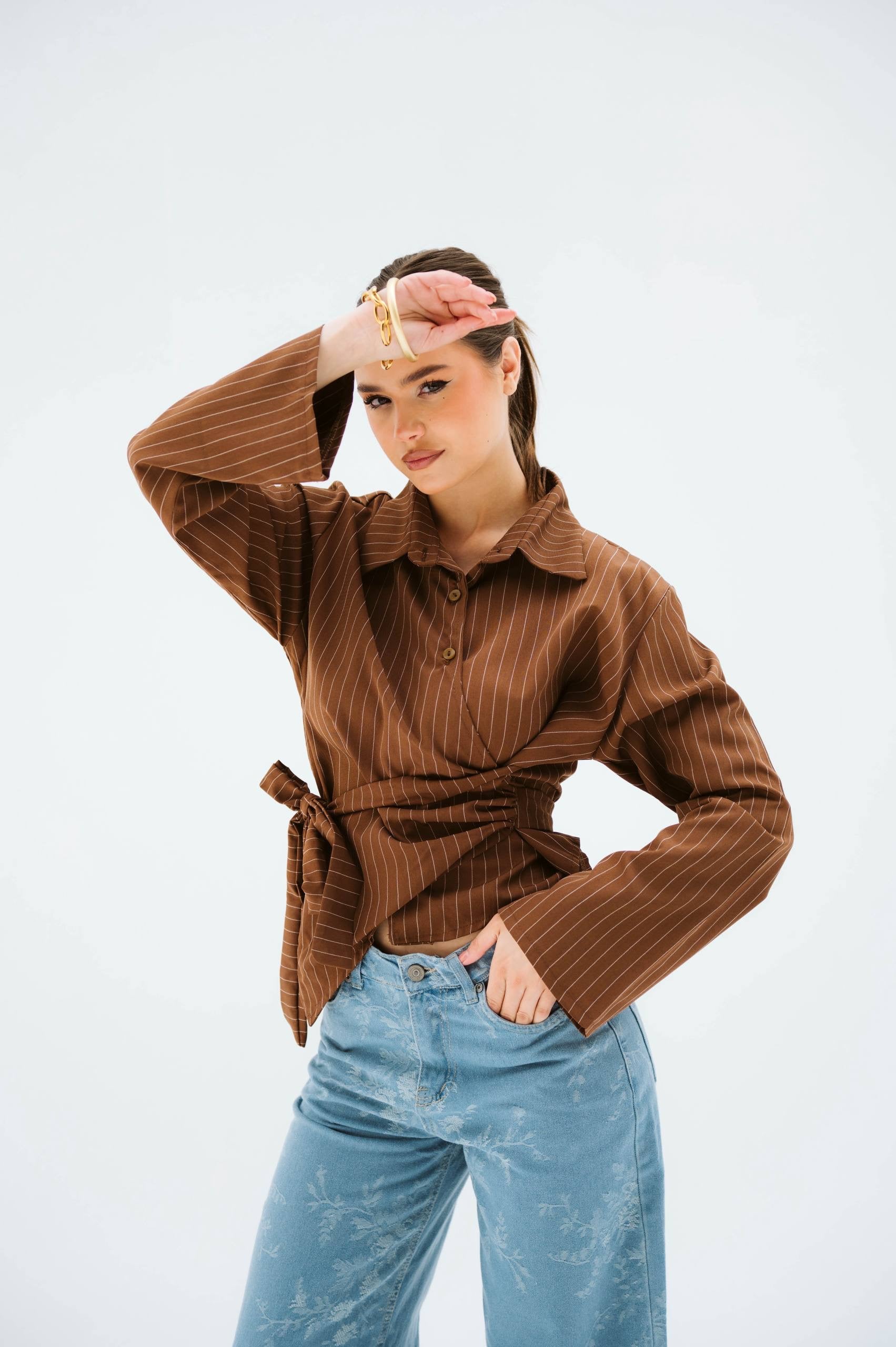 Twisted Stripped Shirt