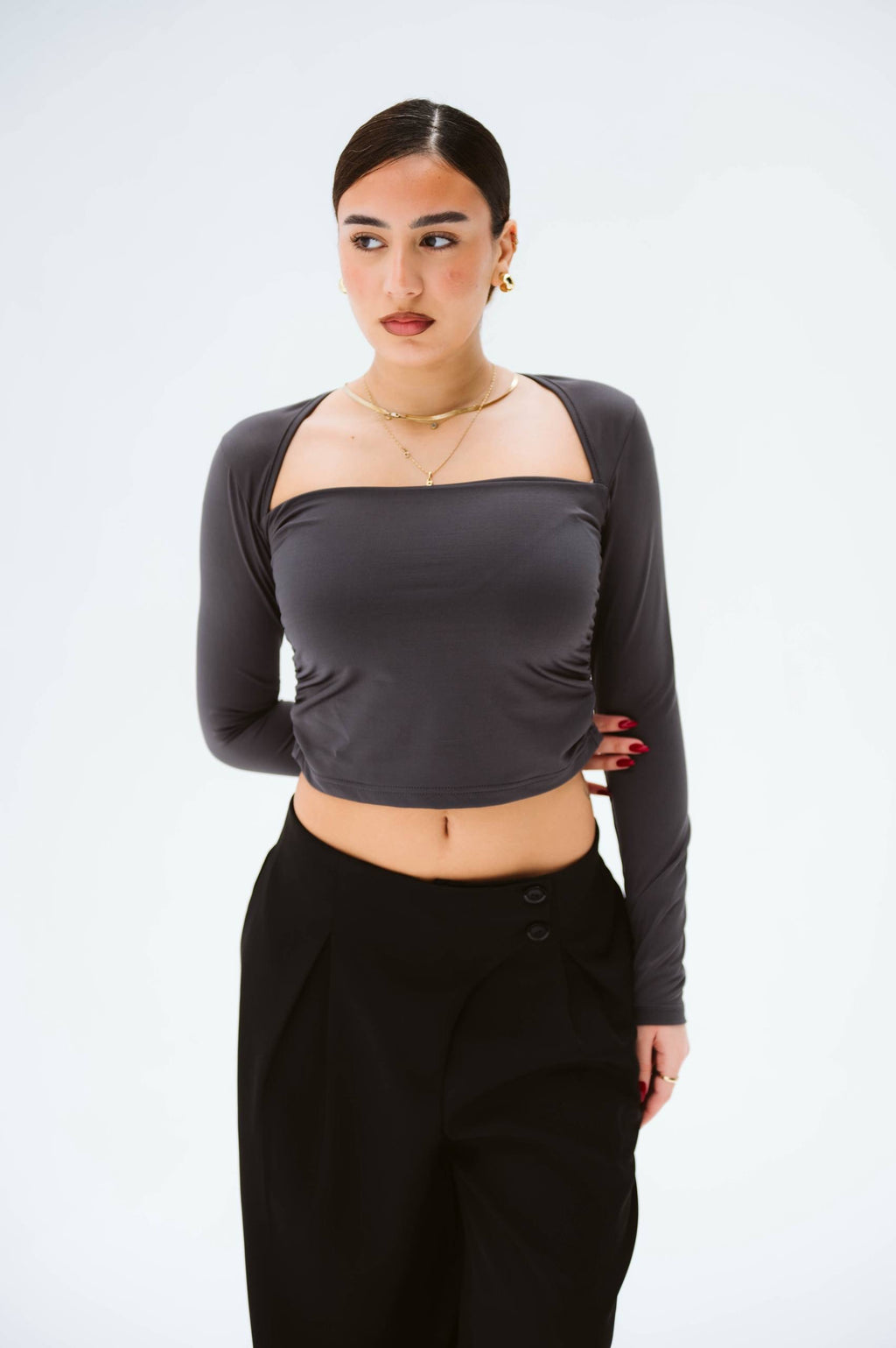 Square Neck Top 02
