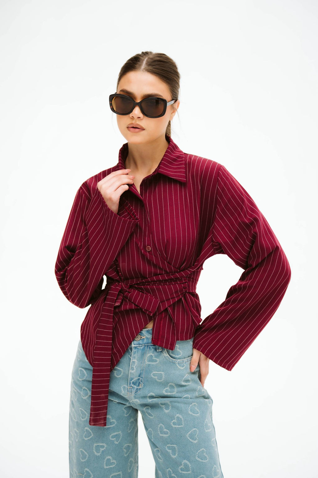 Twisted Stripped Shirt