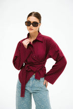 Twisted Stripped Shirt