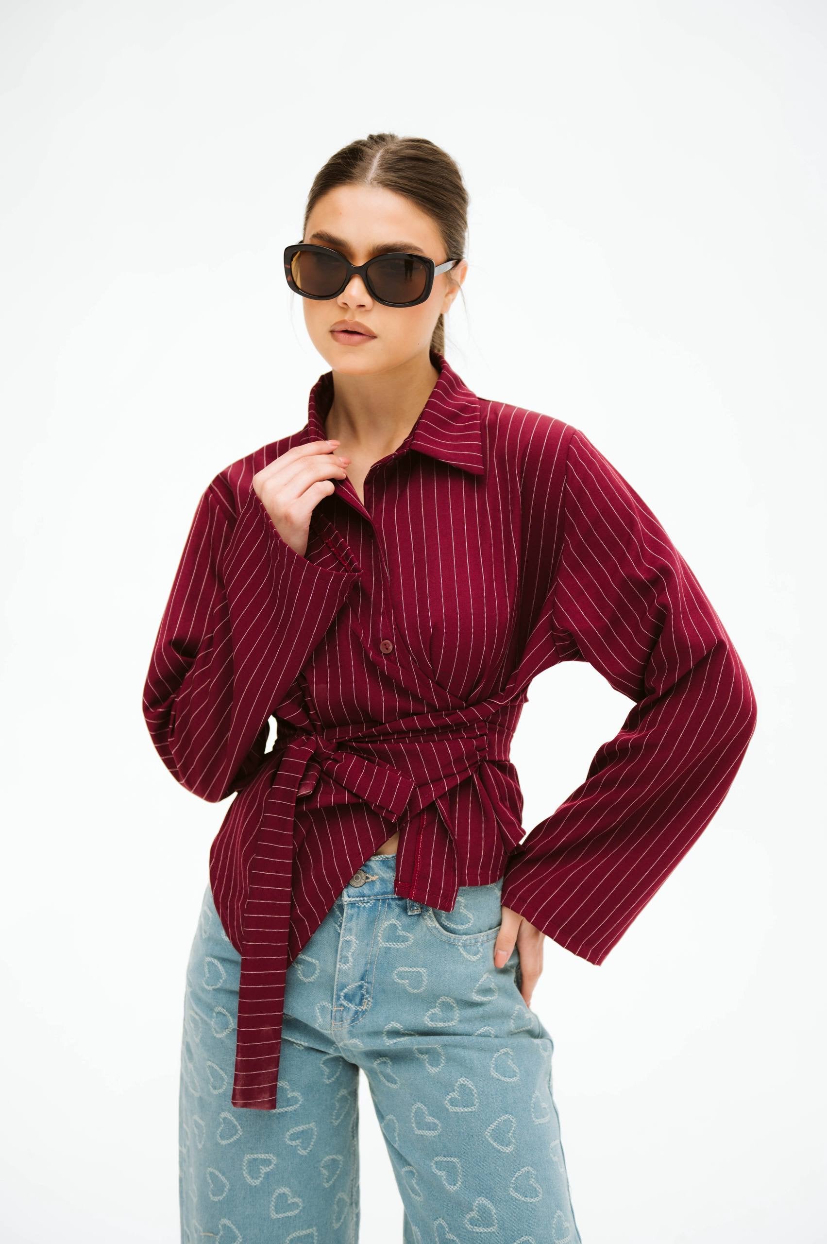 Twisted Stripped Shirt
