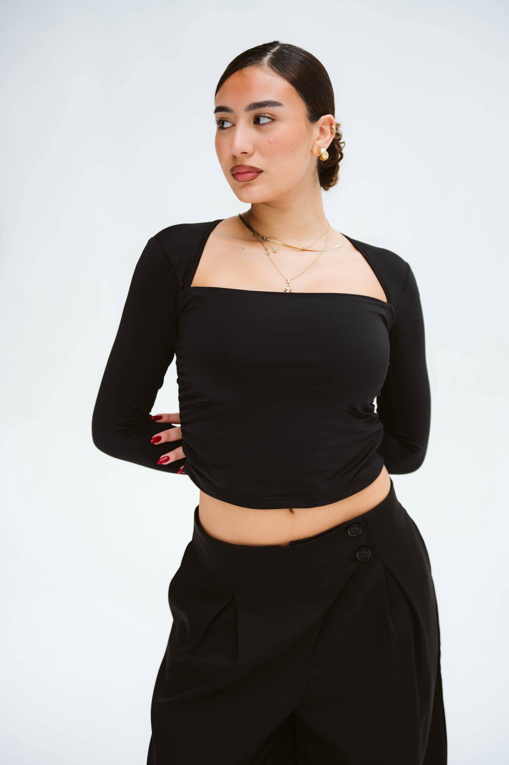 Square Neck Top 02