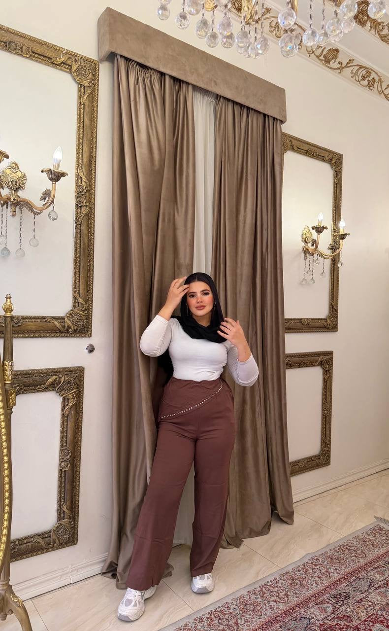 Scarf Strussed pants