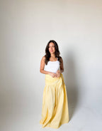 Skirt poplin with scarf