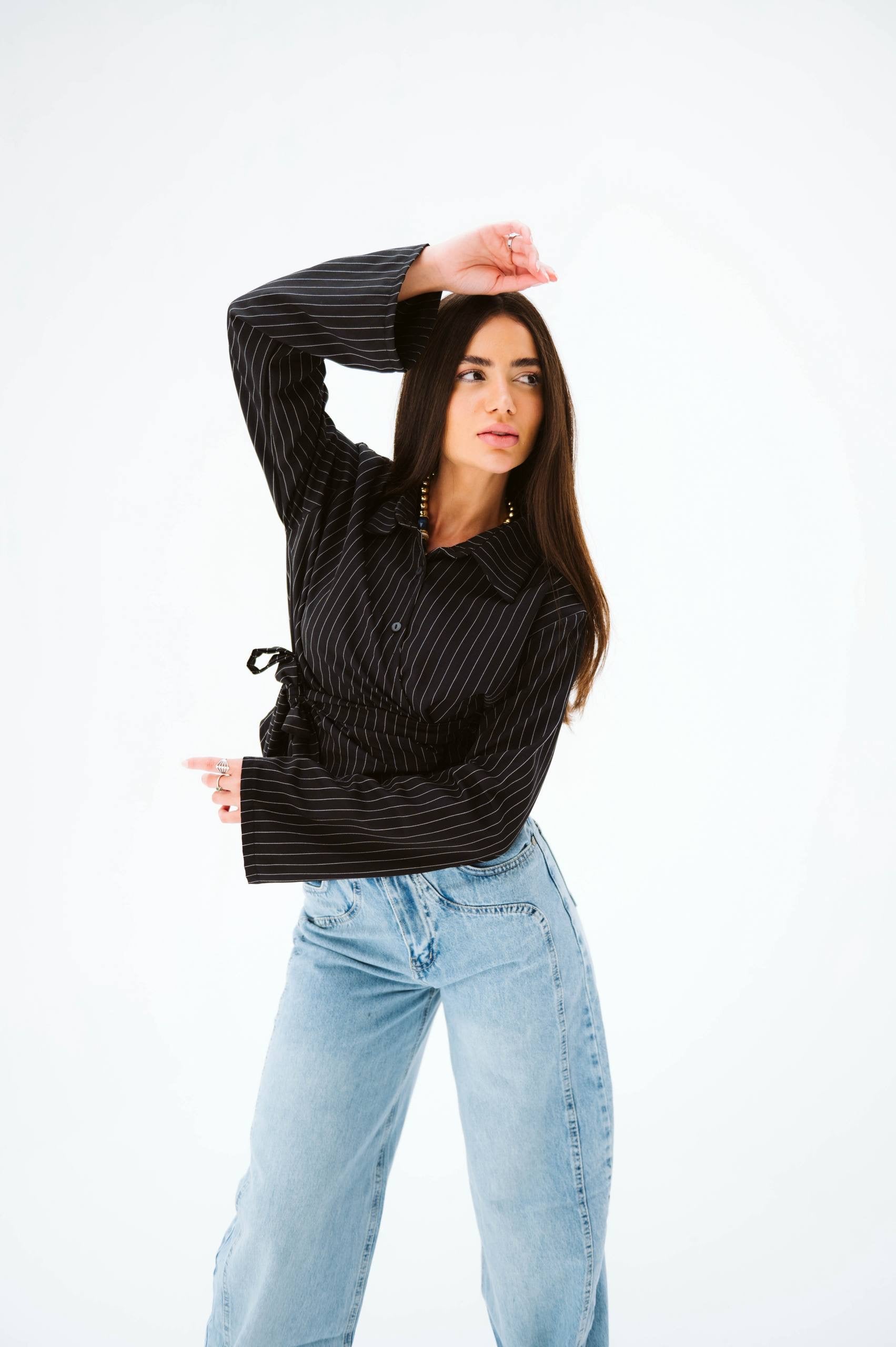 Twisted Stripped Shirt