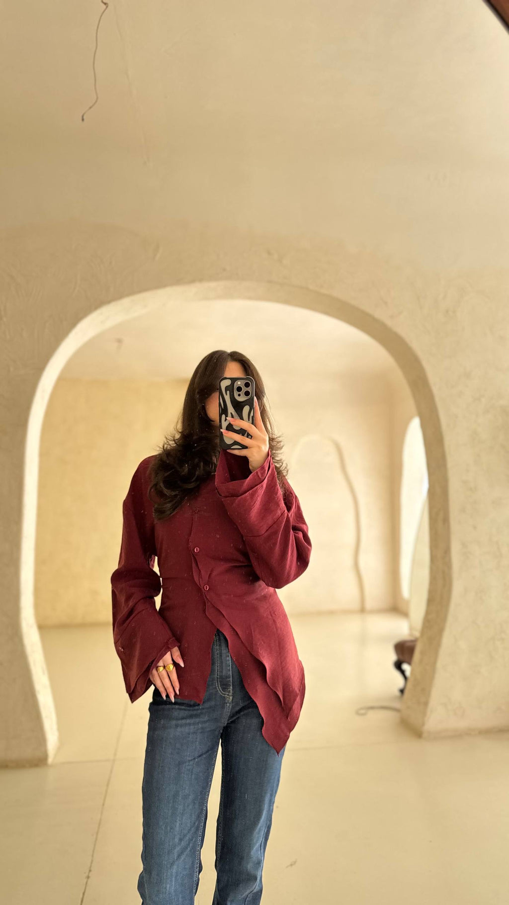 Galaxy Blouse button