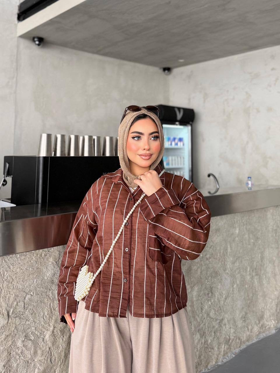 Shimmer Stripped Shirt