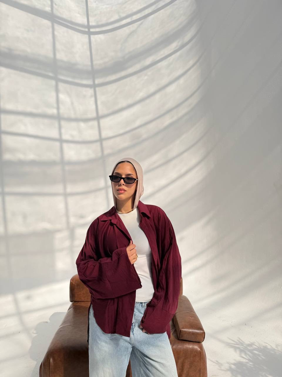 Cardigan linen