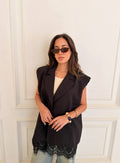 Oversized Blazer Vest