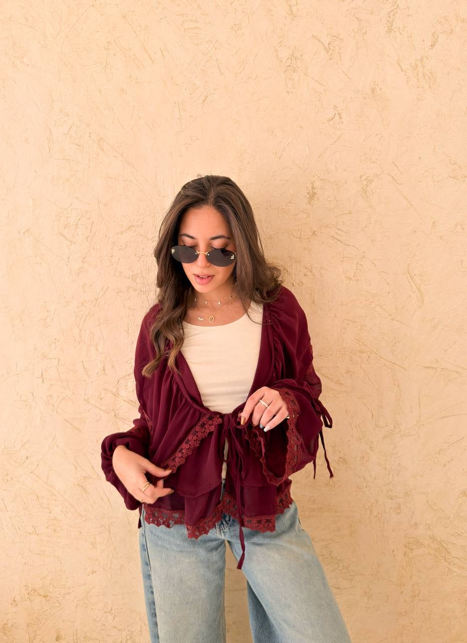 Shifon Raffles Blouse