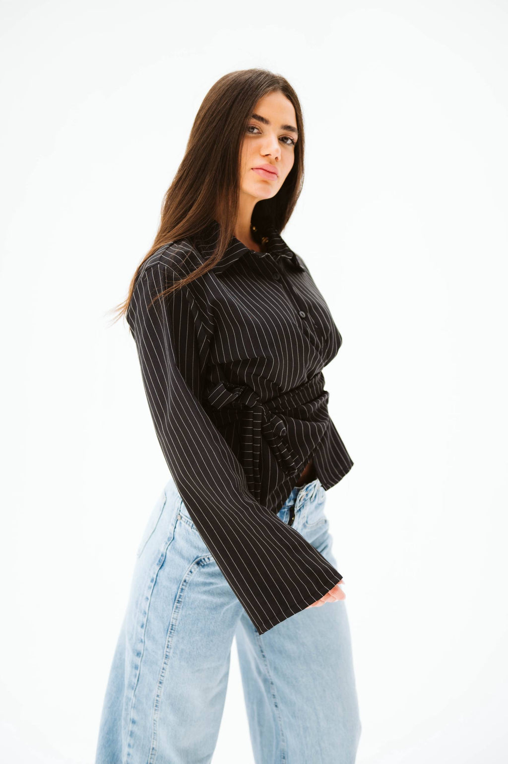 Twisted Stripped Shirt